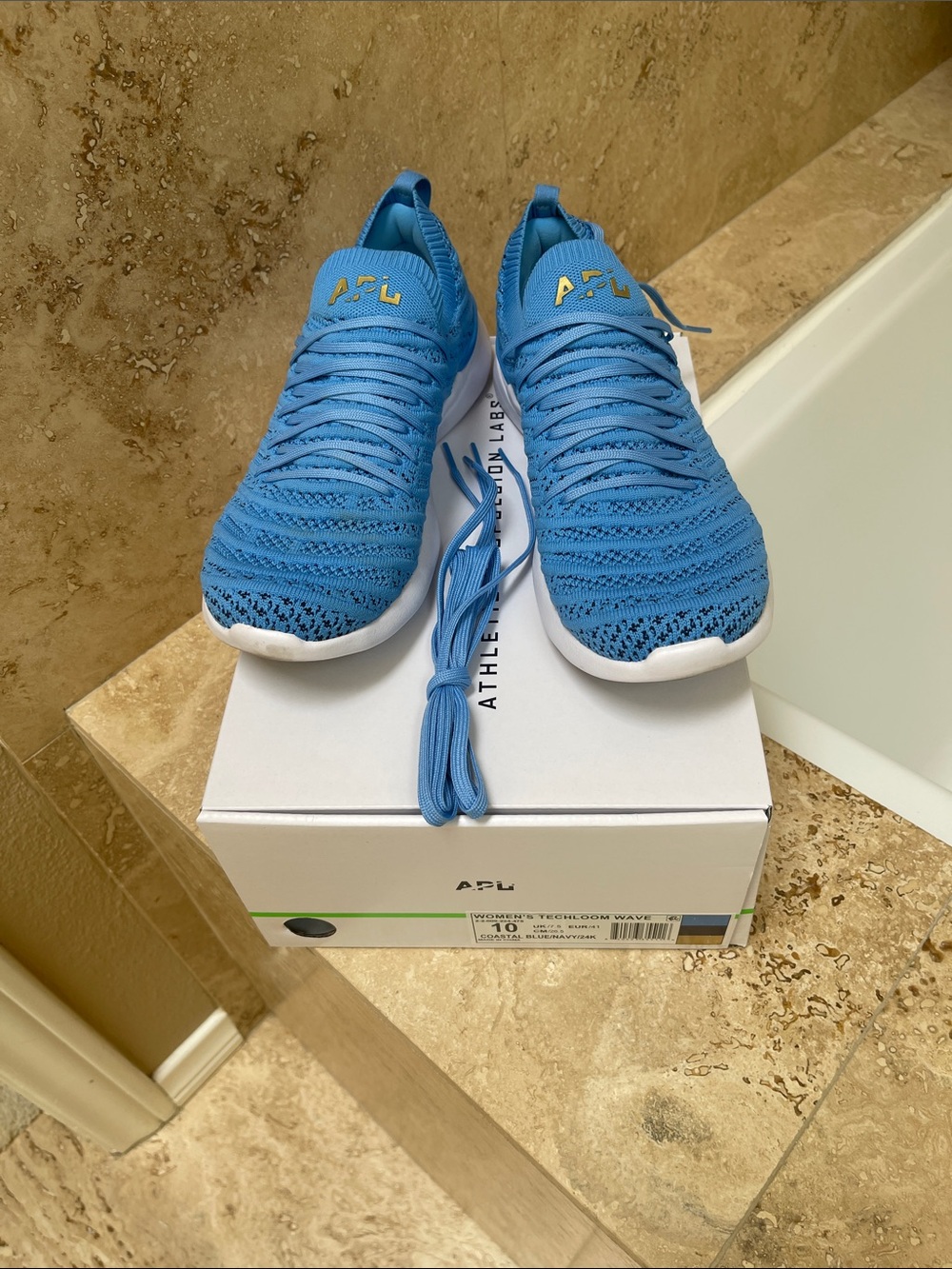 APL Women's TechLoom Knit Sneakers - Blue